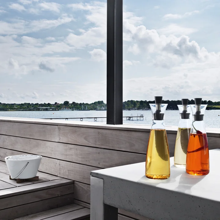 Drip-free carafe for vinegar and oil by Eva Solo