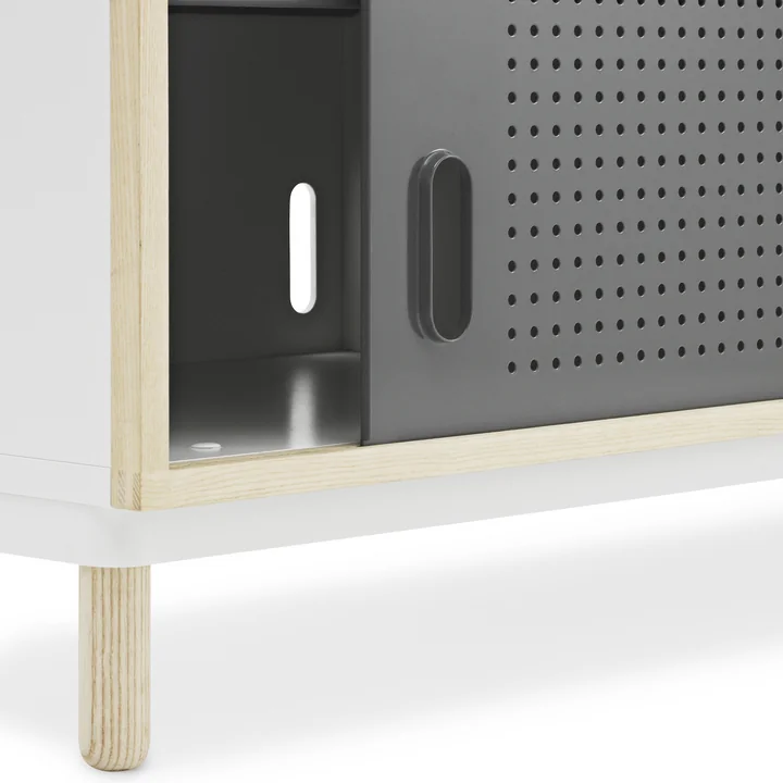Sideboard with perforated holes