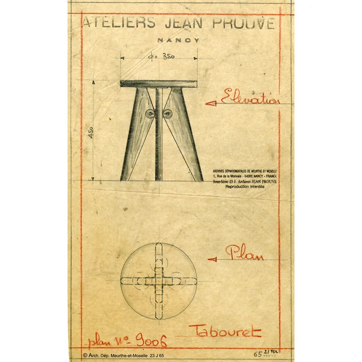 Tabouret Solvay Stool from Vitra