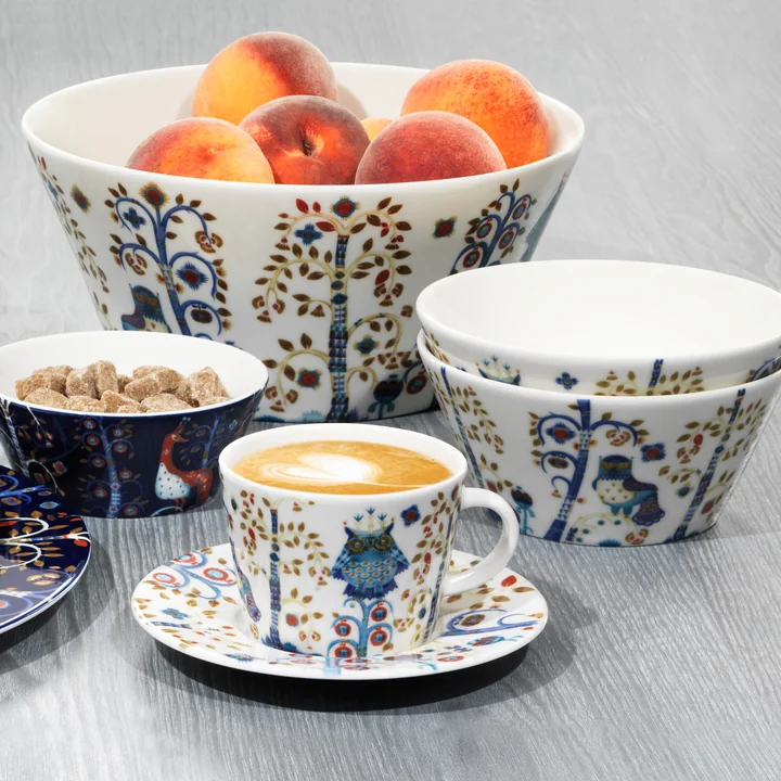 Taika Tableware series from Iittala in white