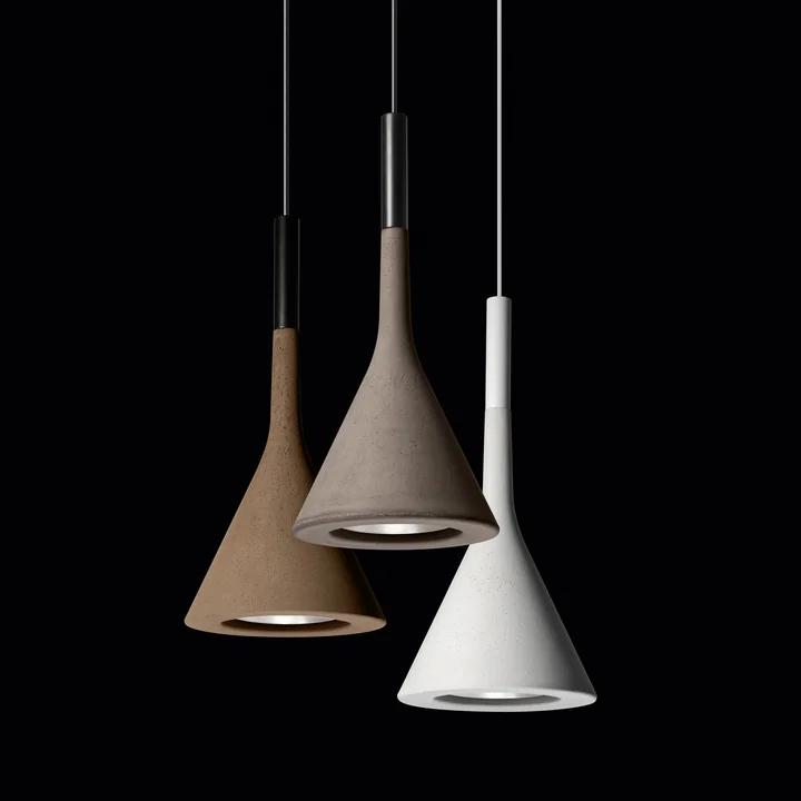 Foscarini - Aplomb Pendant light trio gray, brown, white