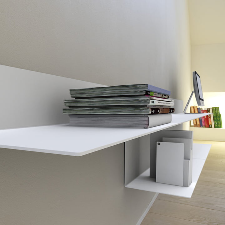 The rectangular Unu shelving system from Frost is available in various sizes