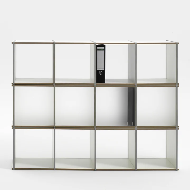 Aktenpack 3x4 by Tojo in white