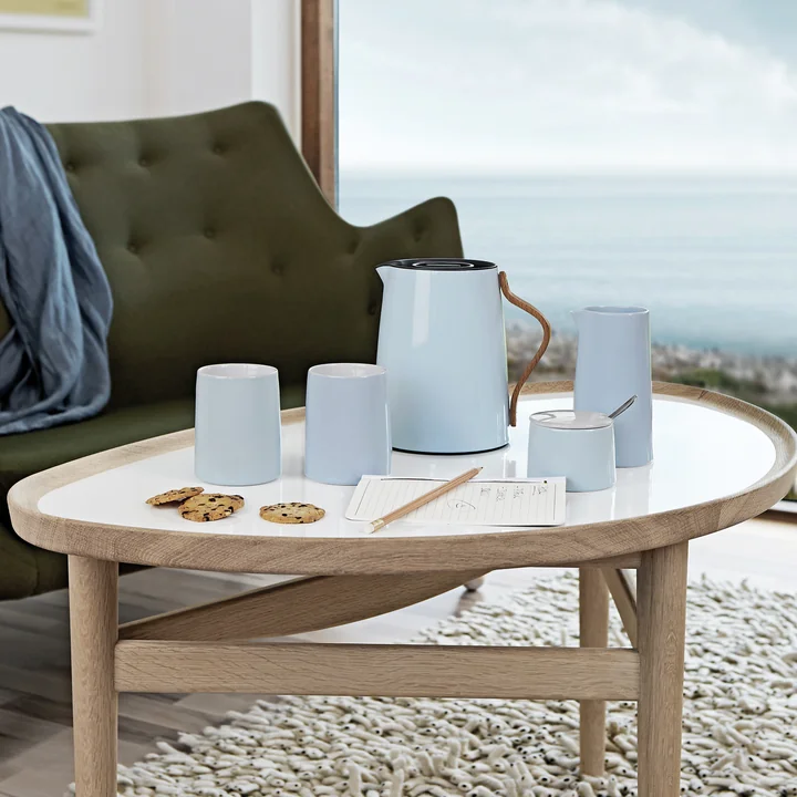 Emma Collection from Stelton on the coffee table
