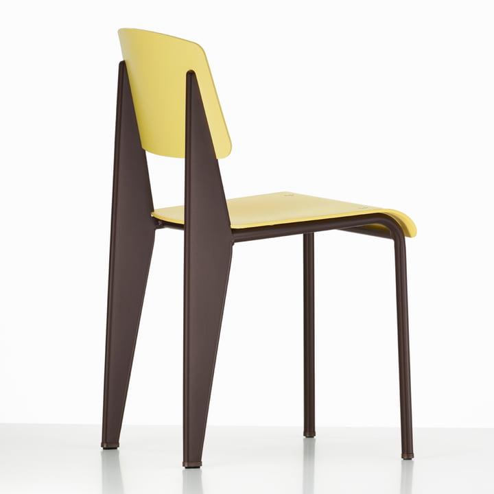 Prouvé Standard SP chair from Vitra in citron