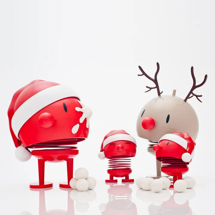 Santa and Rudolf von Hoptimist