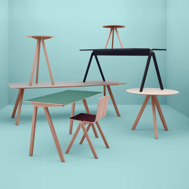 Copenhague tables and chairs by HAY