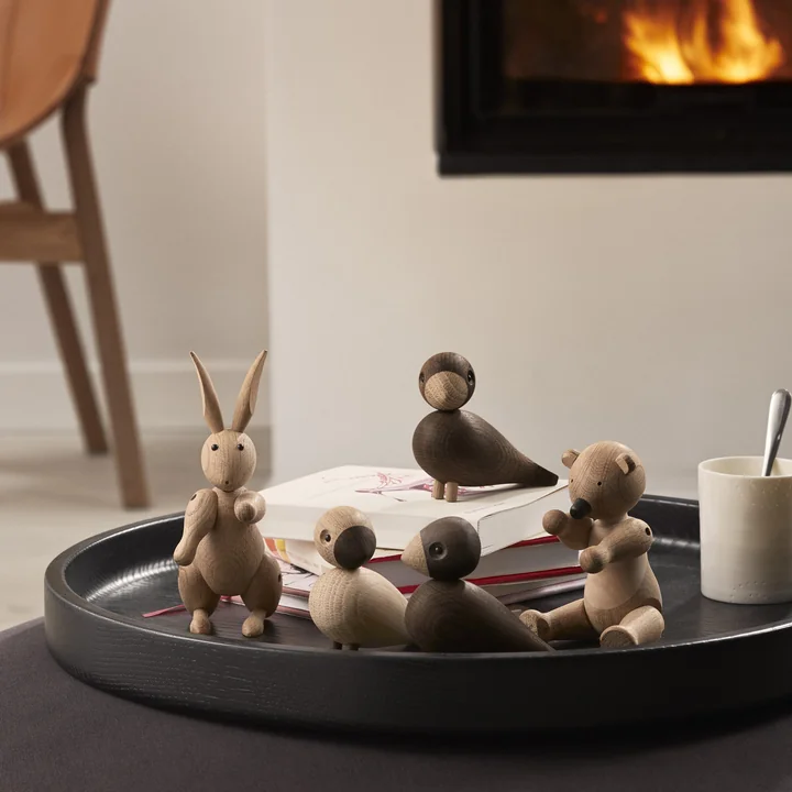Kay Bojesens' loving Homage for Parrots, Papageien, Rabbit and Bear