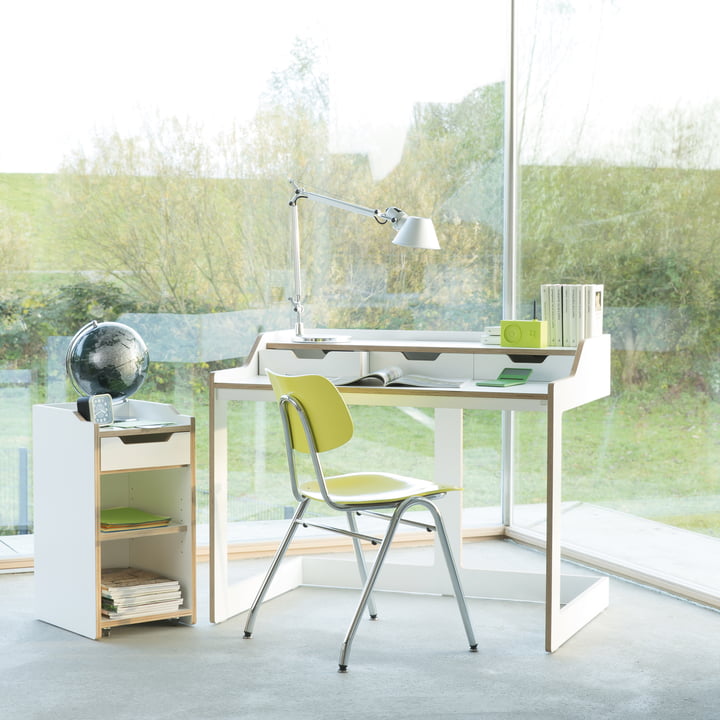 Müller Small Living - Plane Desk with Container, open