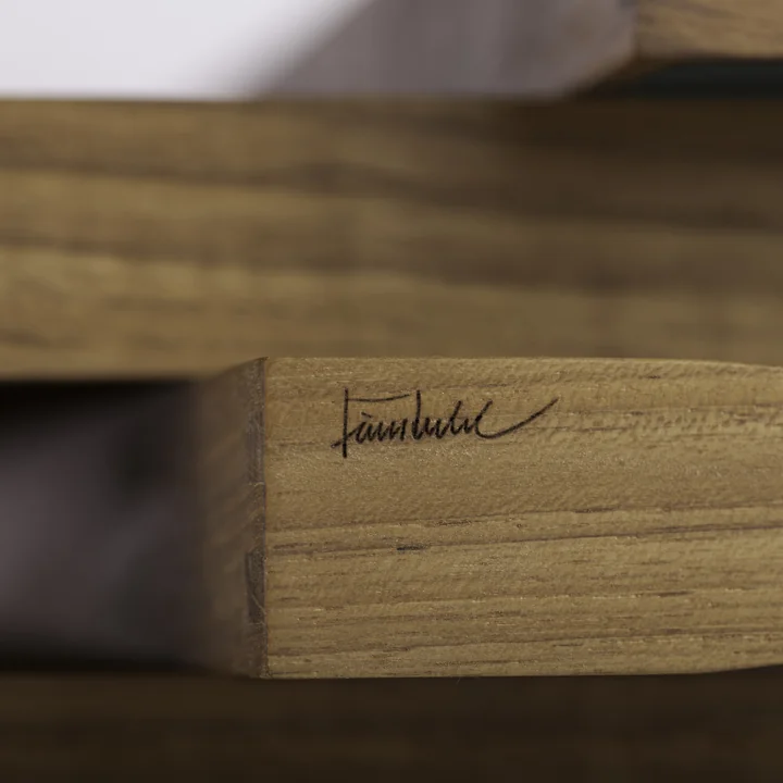 The Tablett Turning Tray from ArchitectMade with designer's signature