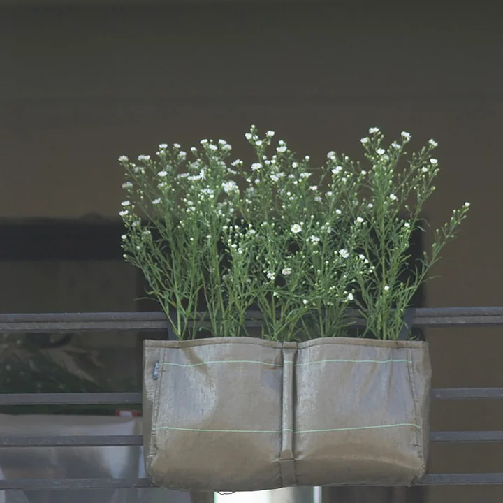 Hanging Window Box Plant bag 2, 18 l / Geotextile from Bacsac