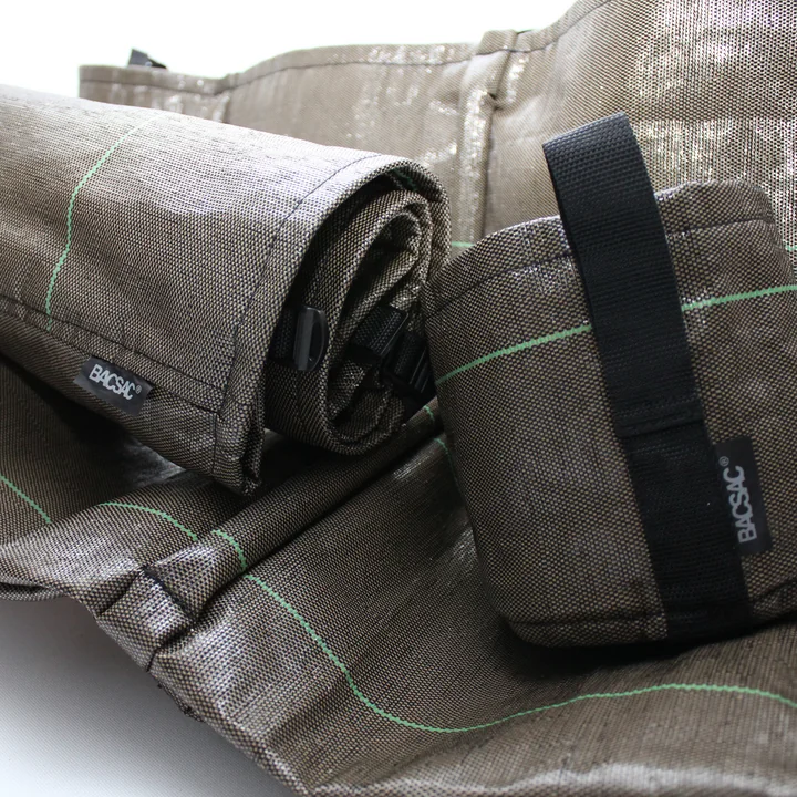 Hanging Window Box Plant bag from Bacsac made of geotextile