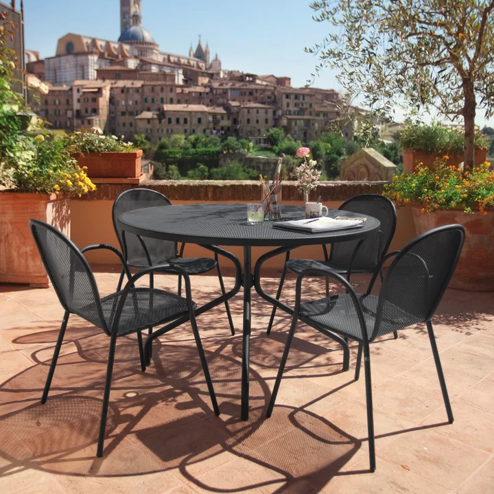 Ronda armchair and Cambi table from Emu