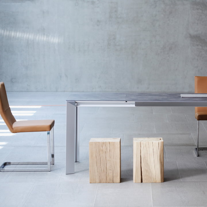 Jan Kurtz - Block Stool, at the dining table