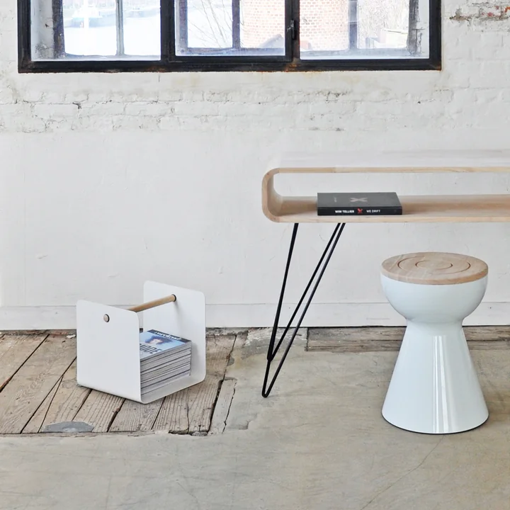 Metro sofa table, Boto stool, Flow from XLBoom in ambience picture