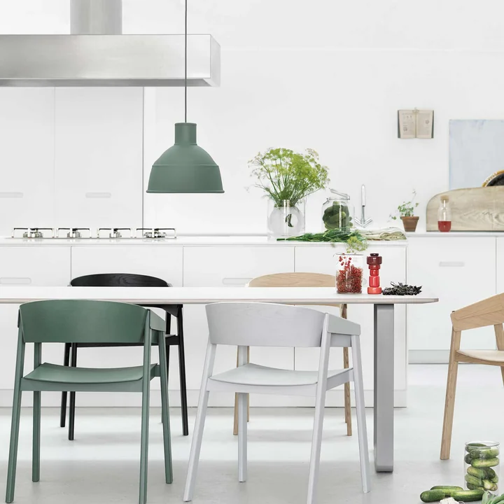 Unfold Pendant light from Muuto in green