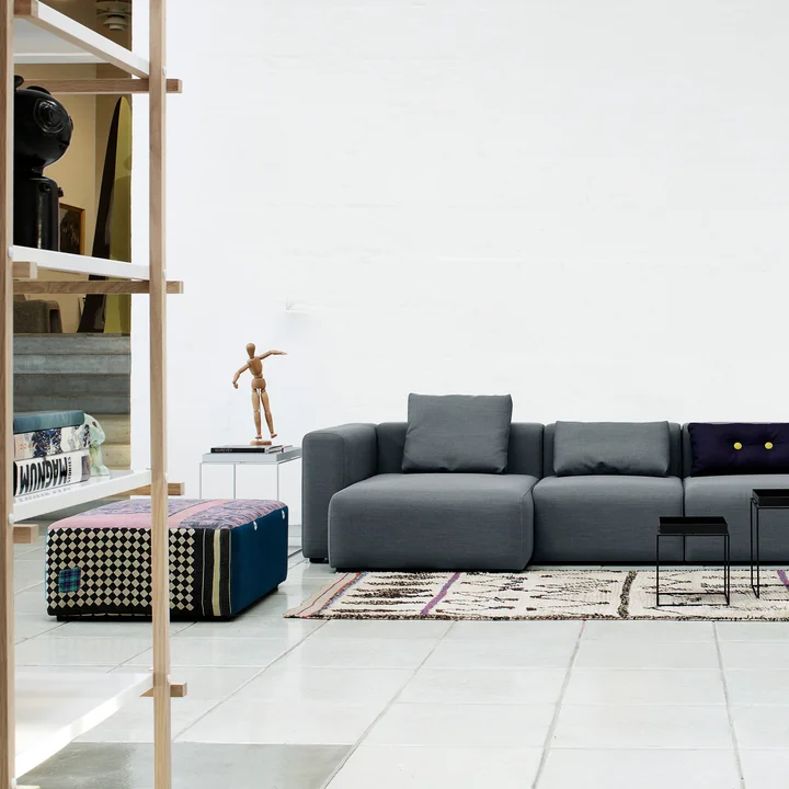 HAY - Tray Table and Mags Soft Sofa