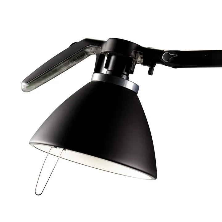 Fortebraccio -Desk lamp from Luceplan in black