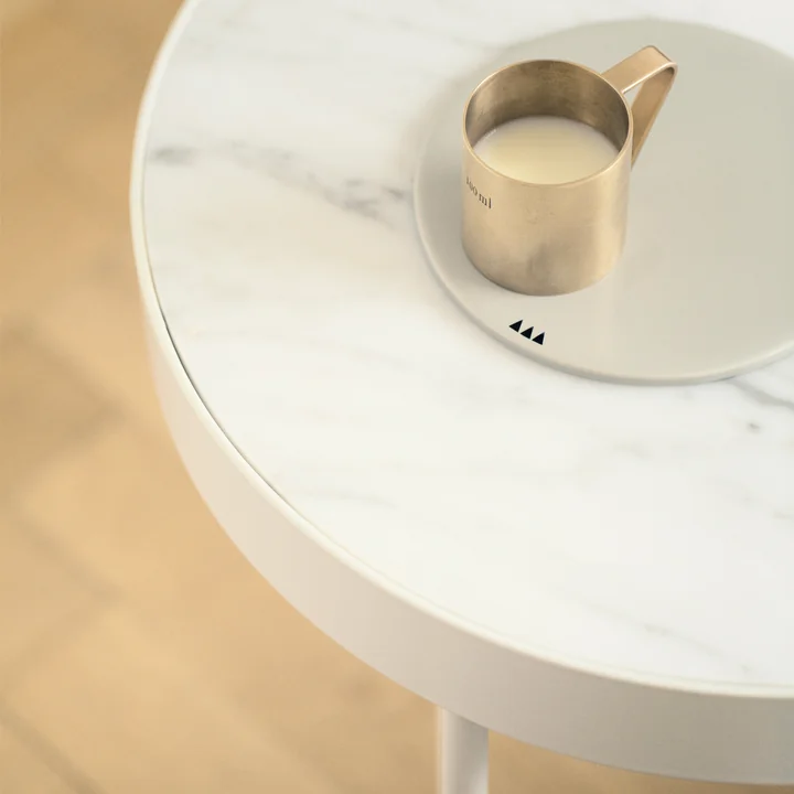 Ferm Living - Marble Table, white