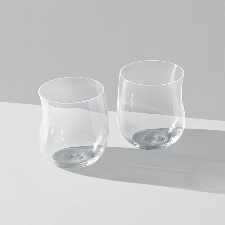 Georg Jensen - Cobra Drinking Glass 0.2 l (set of 2), transparent