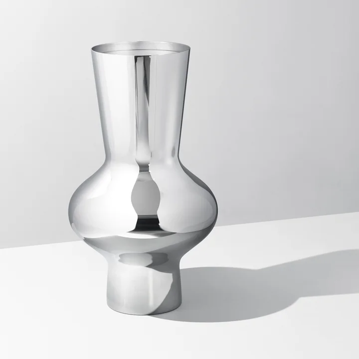 Georg Jensen - Alfredo Vase 470, stainless steel