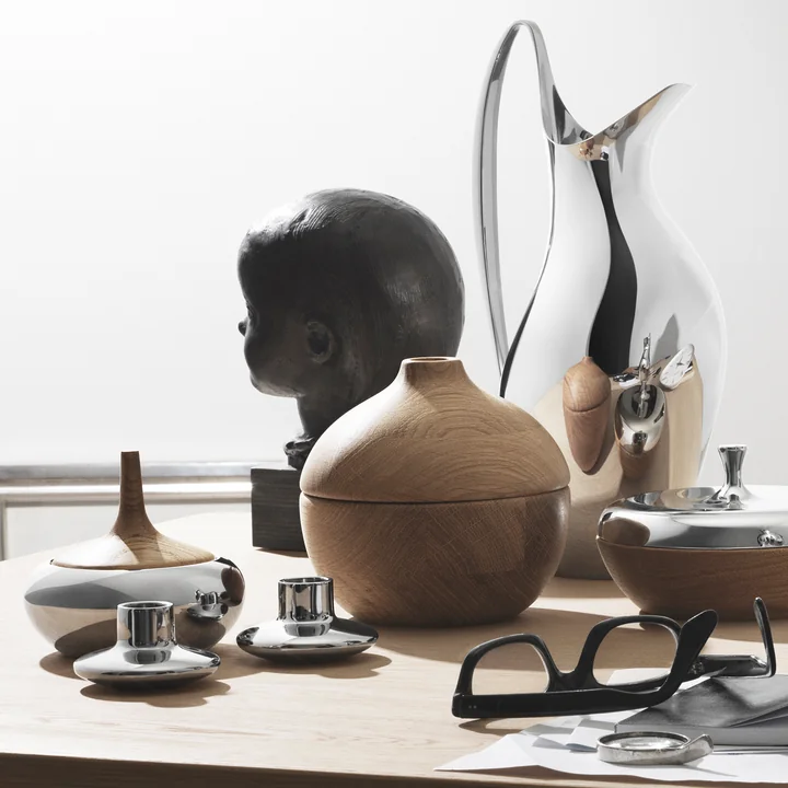 Georg Jensen - Henning Koppel Bonbonniere and Henning Koppel Jug