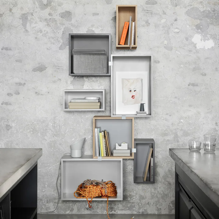 Stacked Shelving system from Muuto