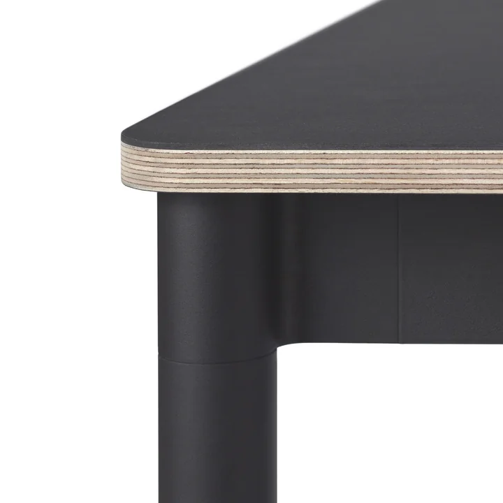 Base Table by Muuto in black