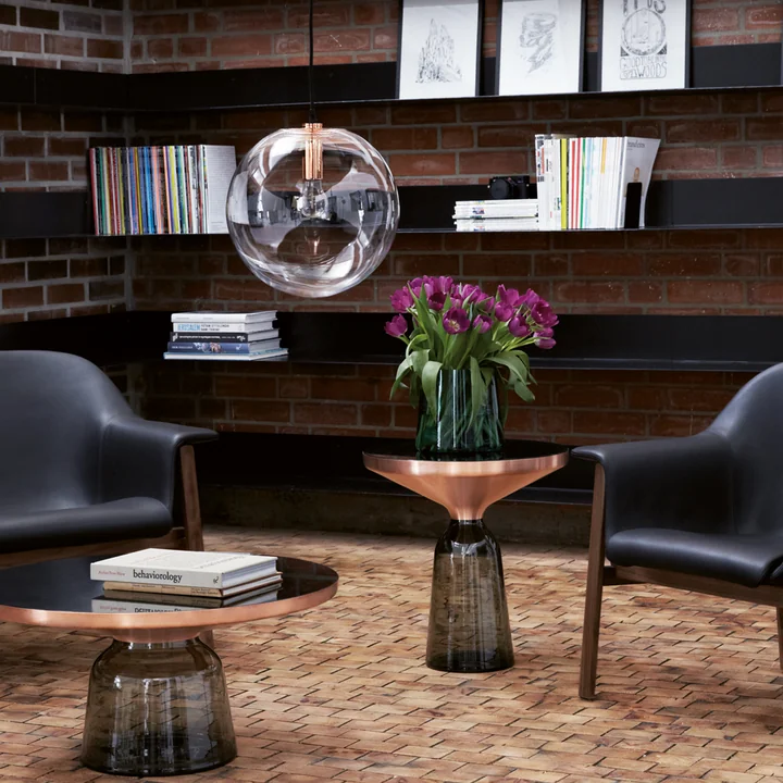 ClassiCon Vase, side table and pendant light