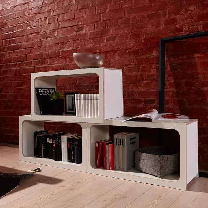 Müller Small Living - Boxit stapable Shelf Module, side
