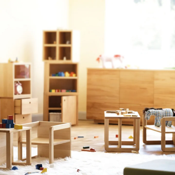 Jan Kurtz - Children´s Furniture Tim & Hugo, natural beech