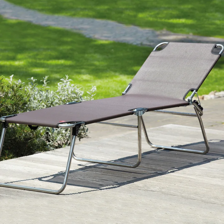 Aluminium lounger Amigo Fourty from Fiam