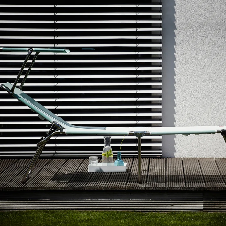 Aluminium lounger Amigo Fourty from Fiam
