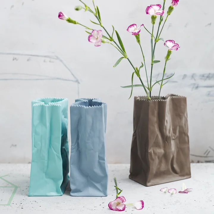 The bag vase from Rosenthal in different colors