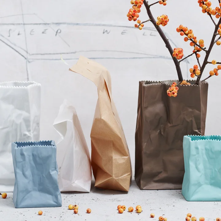 The bag vase from Rosenthal in spring colors