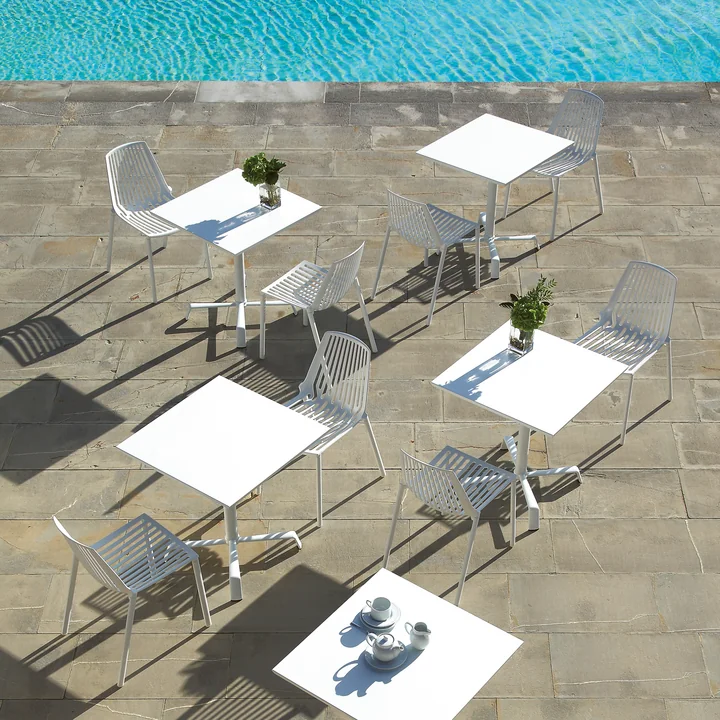 Fast - Rion Stacking chair, white