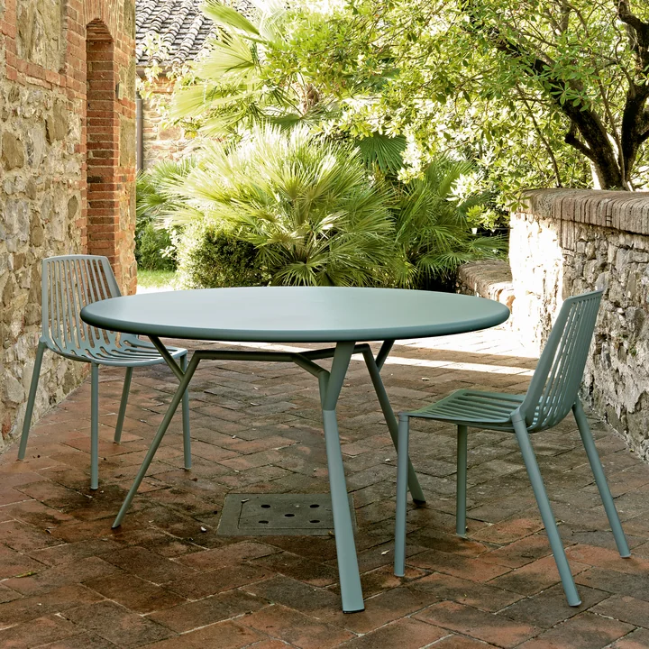 Fast - Rion Stacking chair, pastel blue