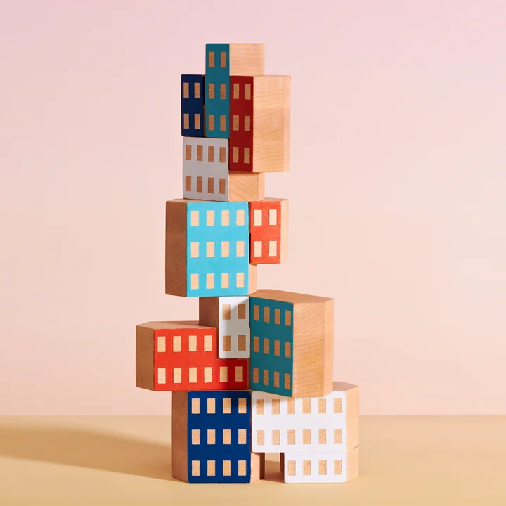 Areaware - Blockitecture, wooden architecture toy
