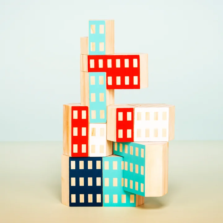 Areaware - Blockitecture, wooden architecture toy