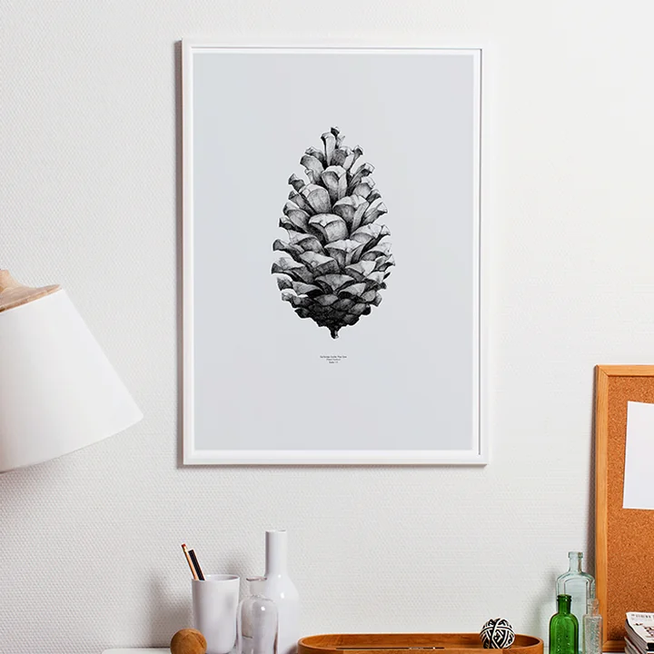 Paper Collective - Nature 1:1 Pine Cone (grey)