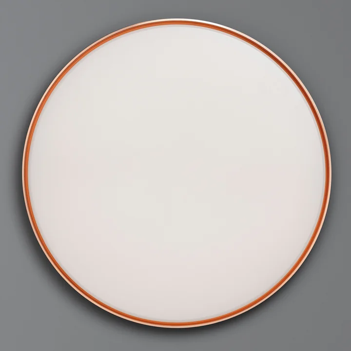 Flos - Clara Wall and Ceiling Lamp LED, white with decoration ring in copper