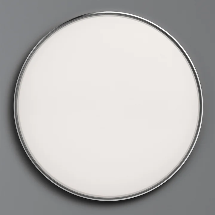 Flos - Clara Wall and Ceiling Lamp LED, white with decoration ring in chrome