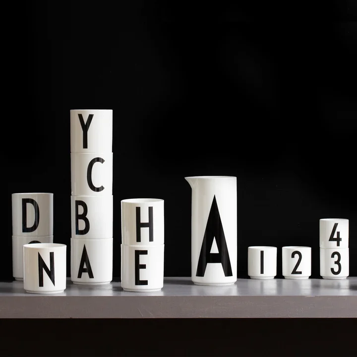 The diverse porcelain products of the manufacturer Design Letters