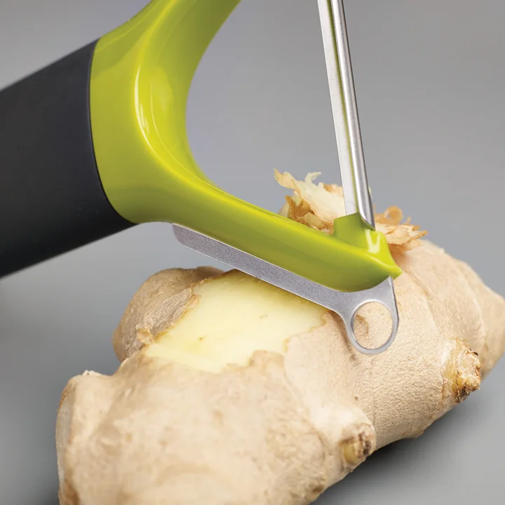 Multi-peel Y-shaped with smooth blade and eye-remover