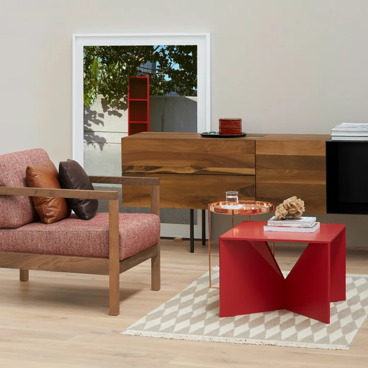 A splash of color for the living room