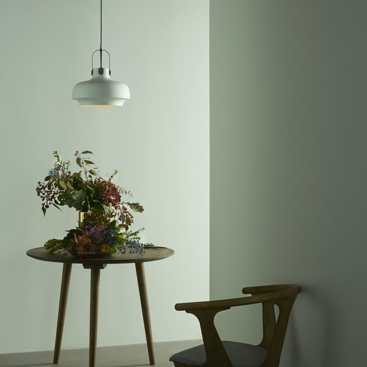 Copenhagen SC7 pendant lamp with In Between chair and table from & Tradition