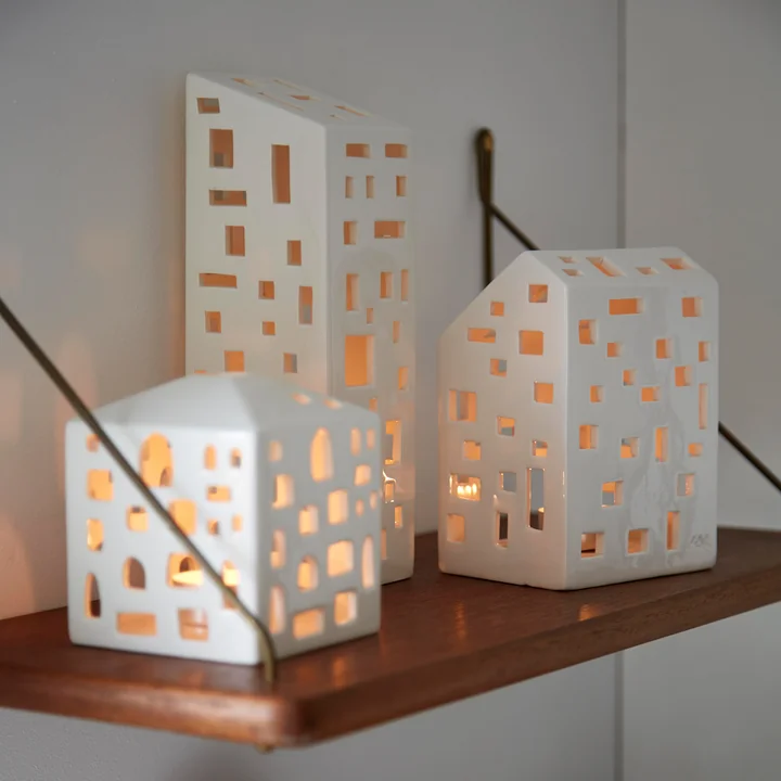 Urbania Tealight houses from Kähler Design