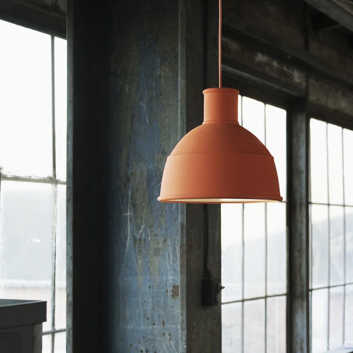 Unfold Pendant light from Muuto in orange