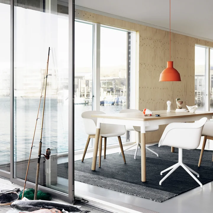 Unfold Pendant light from Muuto in orange