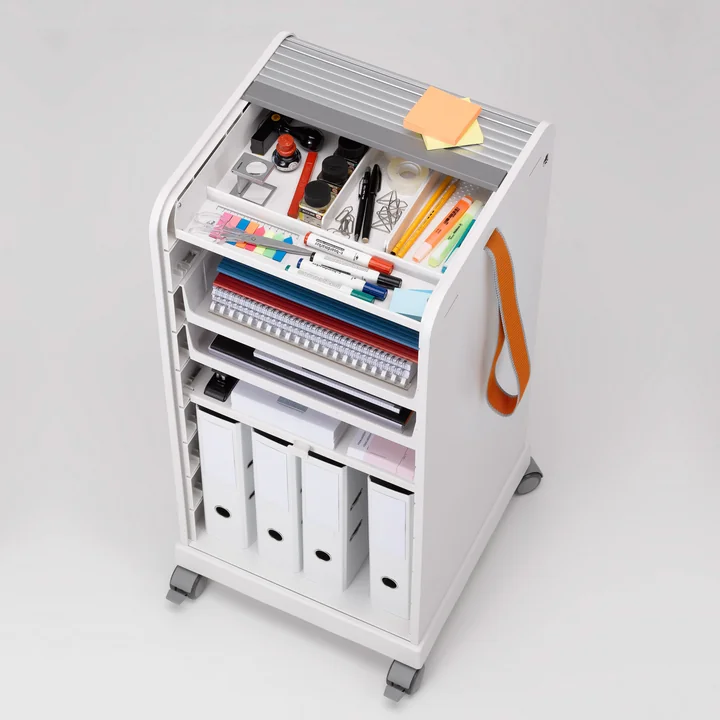 Ad Hoc Follow Me 2 roll container by Vitra